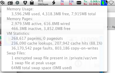 OS X using 4GB memory early