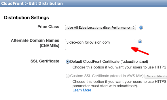 cloudfront custom domain 2