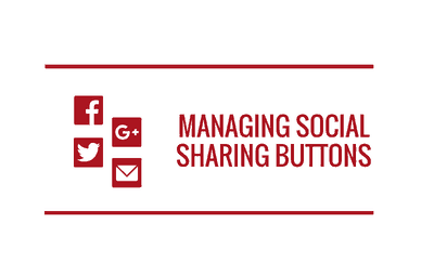 Managing Social Sharing Buttons