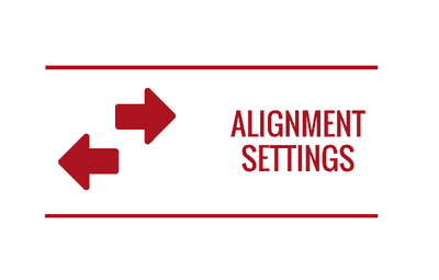 Alignment Settings