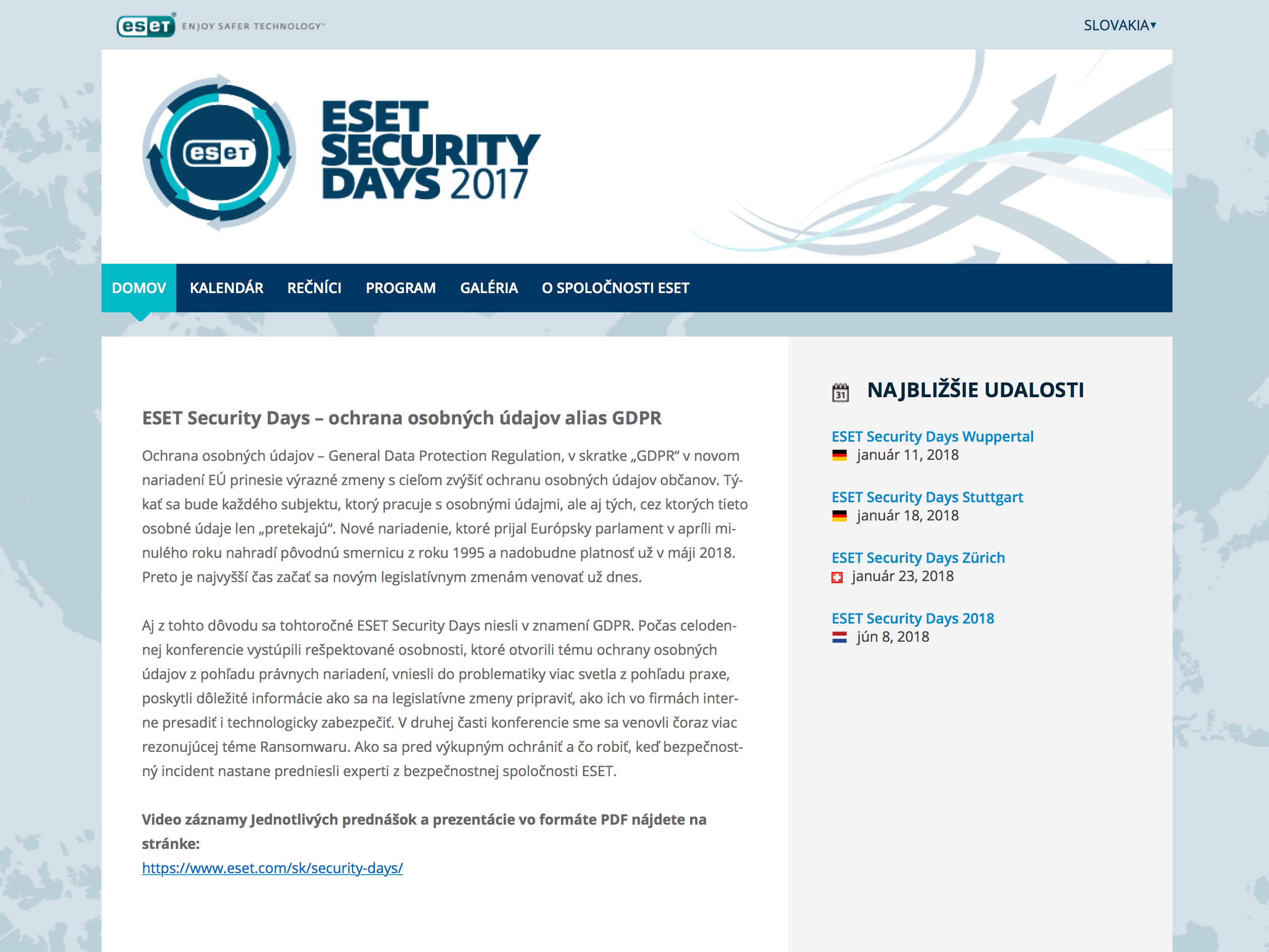 ESD-homepage