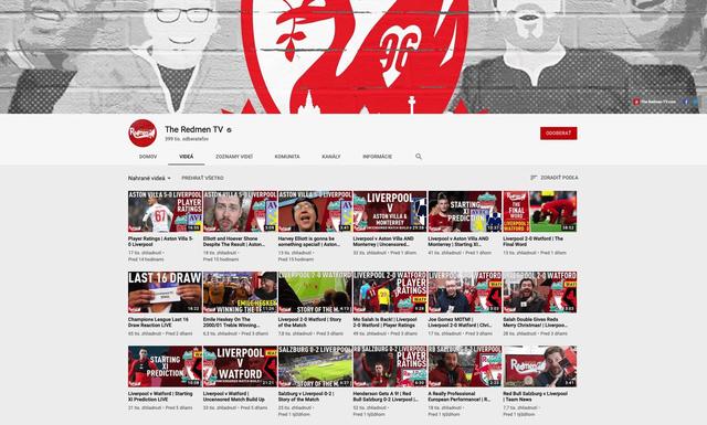 Redmen TV YouTube channel preview 2019