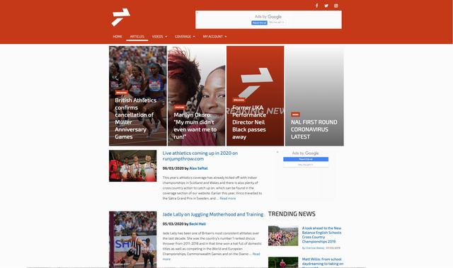 Article section on runjumpthrow.com