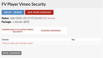 How to secure your videos with Vimeo Security add-on