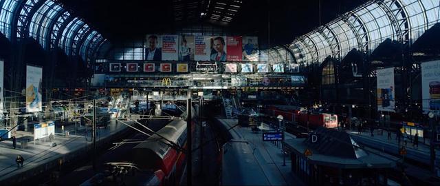 Hamburg train station interior