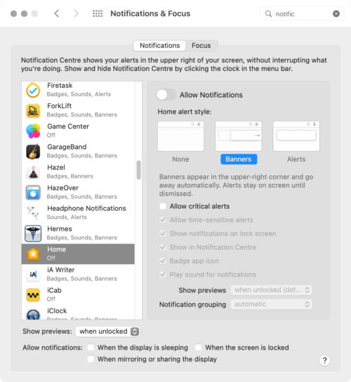 How to get rid of "iCloud for HomeKit must be enabled" alert