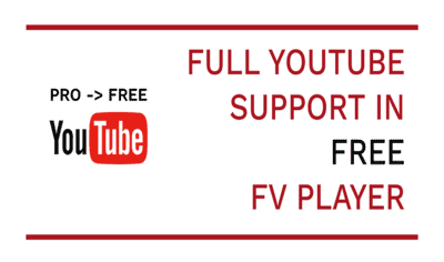 Full YouTube Support Moved To The Free Version