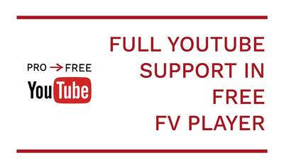 Full YouTube Support Moved To The Free Version