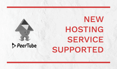 Newest hosting option: PeerTube
