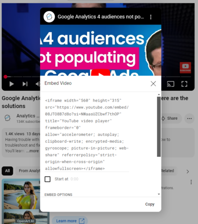 video-embed