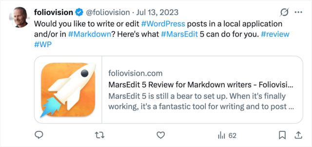 x foliovision summary card