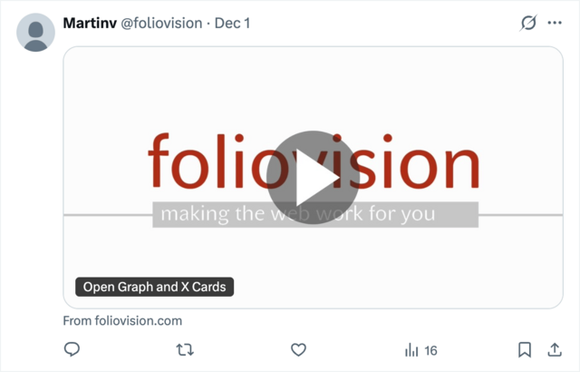 x foliovision summary card with large image with play icon